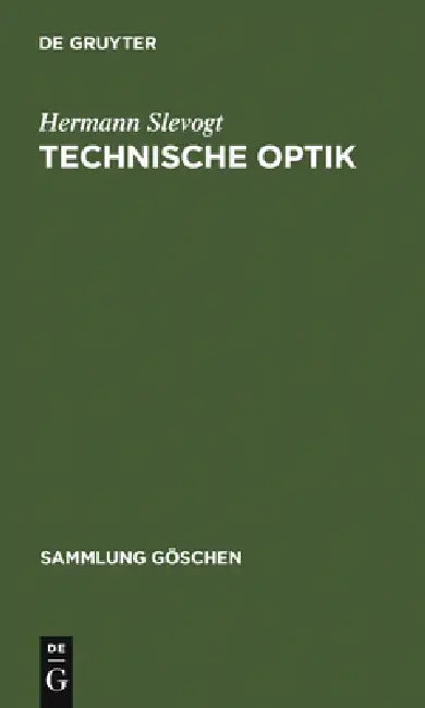 Technische Optik by Hermann Slevogt