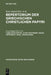 Repertorium der griechischen christlichen Papyri, I, Biblische Papyri, Altes Testament, Neues Testament, Varia, Apokryphen by Kurt Aland, Hans-Udo Rosenbaum