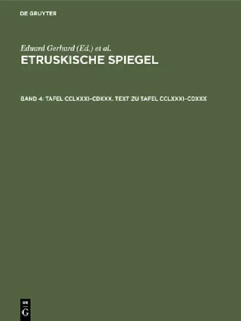 Tafel CCLXXXI-CDXXX. Text Zu Tafel CCLXXXI-CDXXX by Eduard Gerhard, Deutsches Archäologisches Institut (Hera