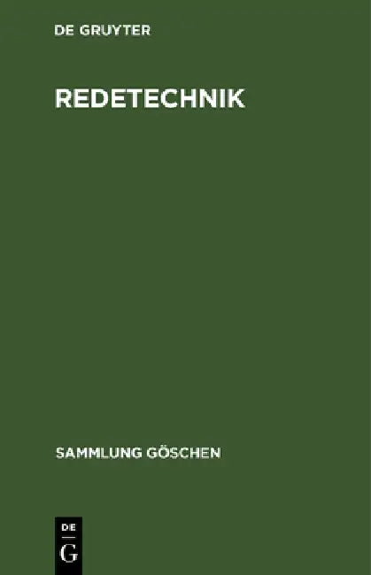 Redetechnik by No Contributor
