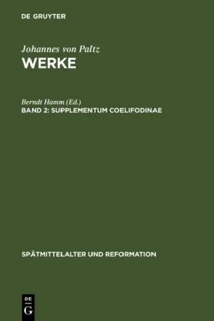 Supplementum Coelifodinae by Berndt Hamm, Heiko A. Oberman