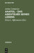 Anatol - Das Abenteuer seines Lebens by Arthur Schnitzler, Ernst L. Offermanns