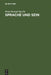 Sprache und Sein by Ernst Konrad Specht