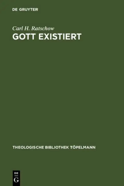 Gott existiert by Carl H. Ratschow