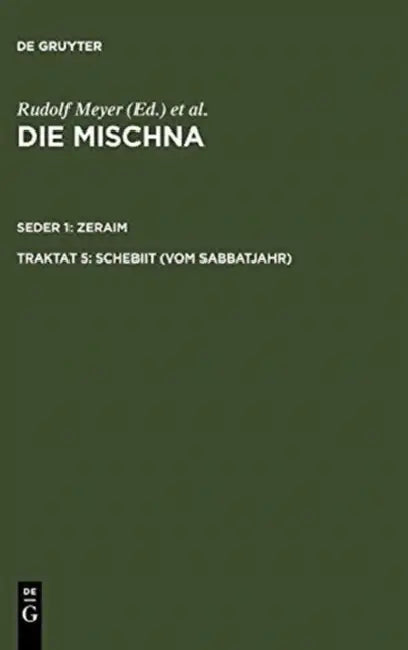 Schebiit (Vom Sabbatjahr) by Dietrich Correns