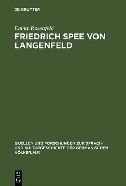 Friedrich Spee Von Langenfeld by Emmy Rosenfeld
