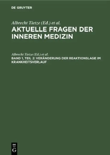 Veränderung der Reaktionslage im Krankheitsverlauf by No Contributor