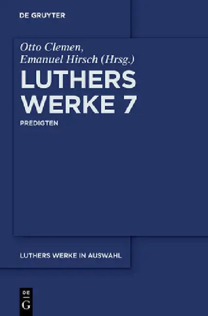 Predigten by Emanuel Hirsch