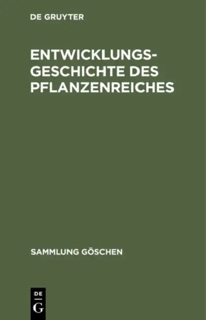 Entwicklungsgeschichte des Pflanzenreiches by No Contributor