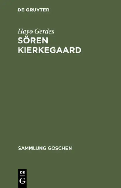 Sören Kierkegaard by Hayo Gerdes