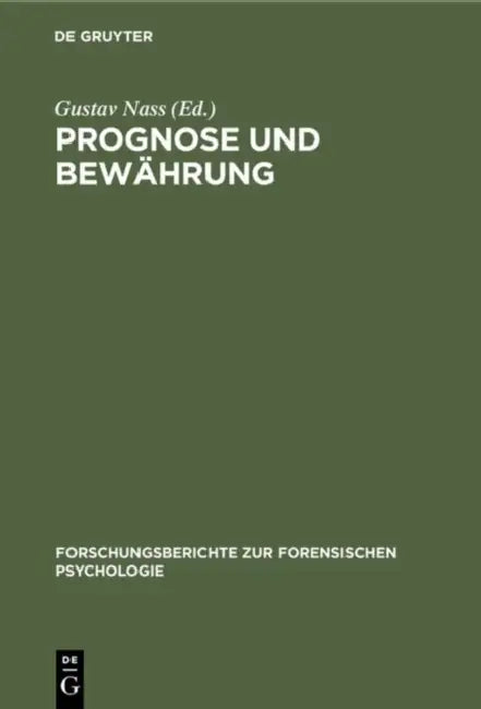 Prognose und Bewährung by No Contributor