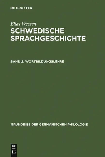 Wortbildungslehre by Suzanne Öhmann, Elias Wessen