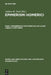 Epimerismos Continens Qui AD Iliadis Librum a Pertinent by Andrew R. Dyck