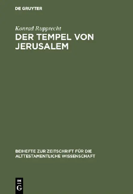 Der Tempel von Jerusalem by Konrad Rupprecht