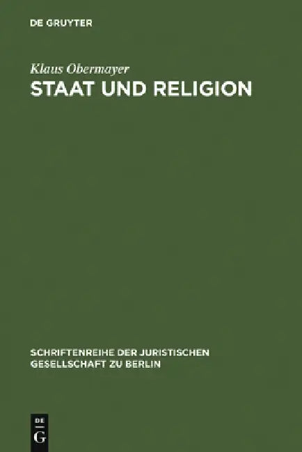 Staat und Religion by Klaus Obermayer