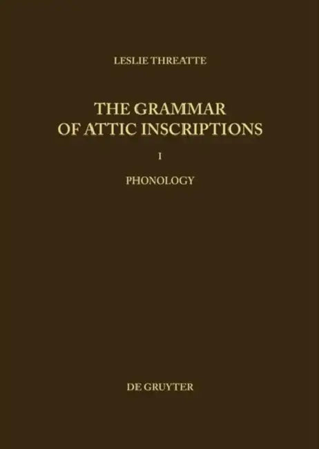Phonology by Leslie Threatte