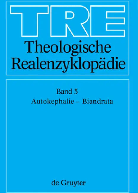 Autokephalie - Biandrata by Gerhard Müller, Horst Balz, James K. Cameron