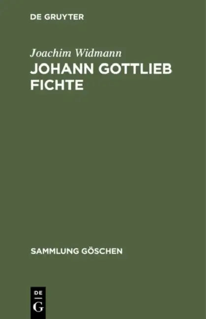 Johann Gottlieb Fichte by Joachim Widmann