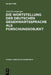 Die Wortstellung der deutschen Gegenwartssprache als Forschungsobjekt by Jürg Etzensperger
