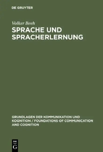 Sprache und Spracherlernung by Volker Beeh