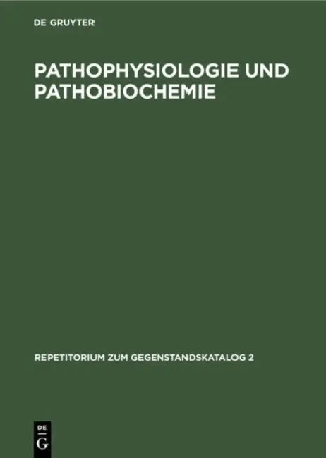 Pathophysiologie und Pathobiochemie by No Contributor