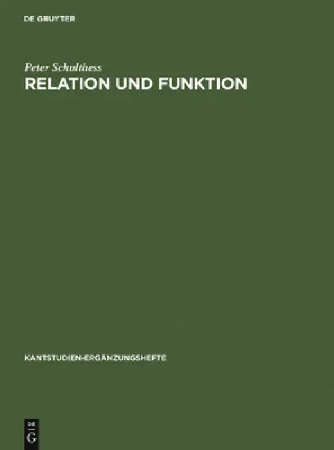 Relation und Funktion by Peter Schulthess