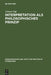 Interpretation als philosophisches Prinzip by Johann Figl