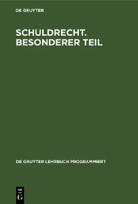 Schuldrecht. Besonderer Teil by No Contributor