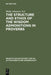 The Structure and Ethos of the Wisdom Admonitions in Proverbs by Philip Johannes Nel