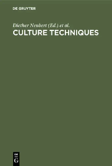 Culture Techniques by Diether Neubert, Hans J. Merker, J. Klein-Friedrich
