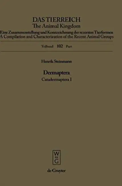 Dermaptera. Catadermaptera I by Henrik Steinmann