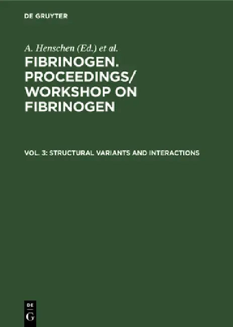 Structural variants and interactions by Max-Planck-Institut Für Biochemie, A. Henschen, B. Henssel