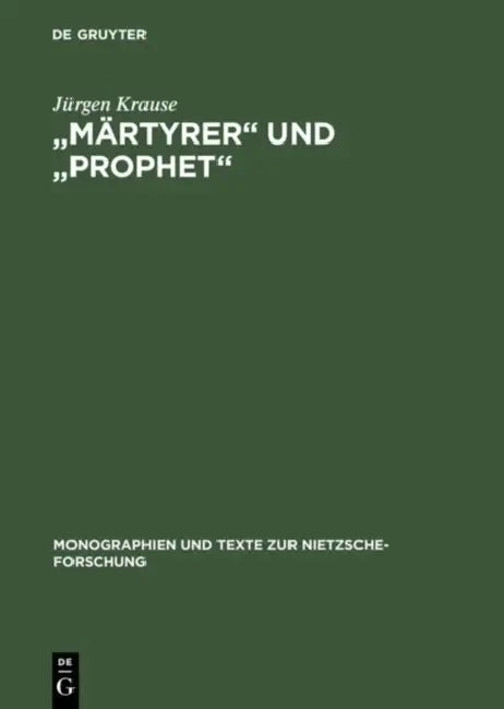 "Märtyrer" und "Prophet" by Jürgen Krause