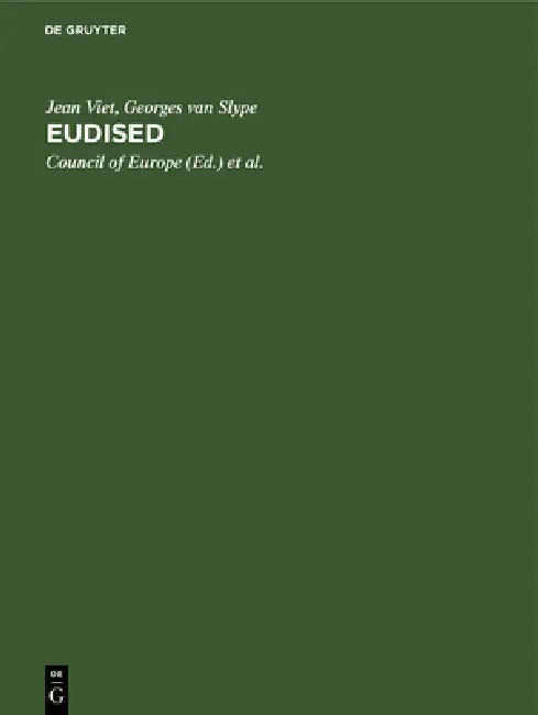 Eudised: Multilingual Thesaurus for Information Processing in the Field of Education by Jean Viet, Georges Van Slype, Council of Europe