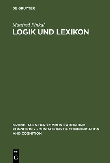 Logik und Lexikon by Manfred Pinkal