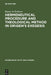 Hermeneutical Procedure & Theological Method in Origen's Exegesis by Karen Jo Torjesen