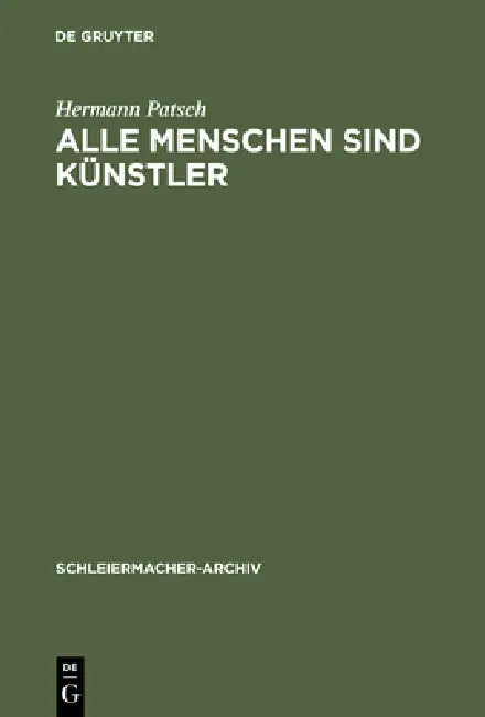 Alle Menschen sind Künstler by Hermann Patsch