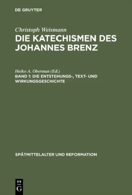 Die Entstehungs-, Text- und Wirkungsgeschichte by Christoph Weismann