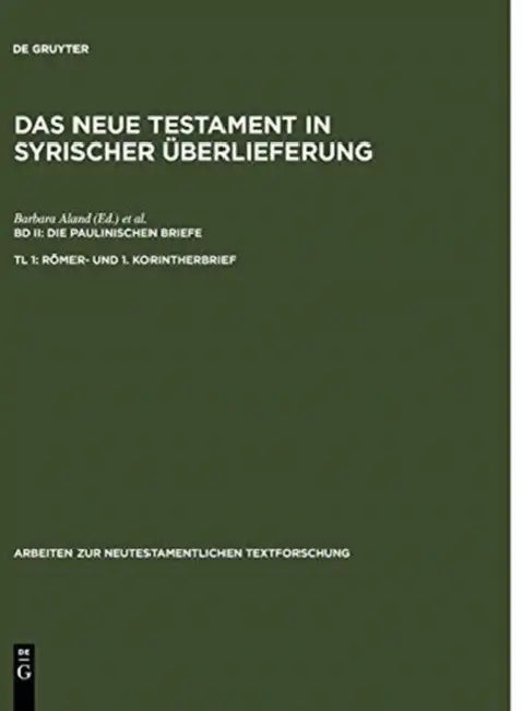 Römer- Und 1. Korintherbrief by Barbara Aland, Andreas Juckel