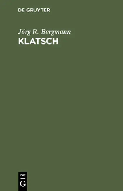 Klatsch by Jörg R. Bergmann