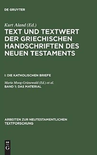 Das Material by Kurt Aland