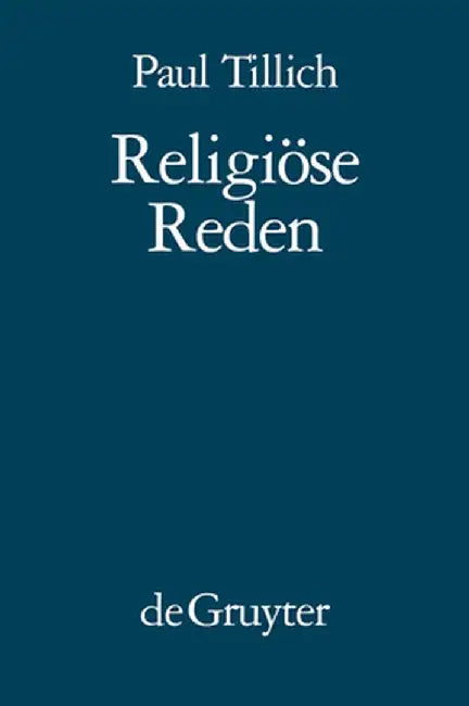Religiose Reden by Paul Tillich