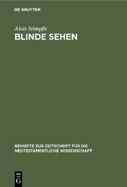 Blinde sehen by Alois Stimpfle