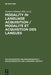 Modality in Language Acquisition / Modalité Et Acquisition Des Langues by Norbert Dittmar, Astrid Reich