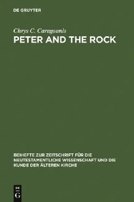 Peter and the Rock by Chrys C. Caragounis