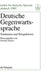 Deutsche Gegenwartssprache by Gerhard Stickel