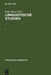 Linguistische Studien. 1 by Hugo Moser, Hans Eggers, Johannes Erben