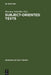 Subject-Oriented Texts: Languages for Special Purposes and Text Theory by Hartmut Schröder