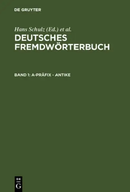 A-Prafix - Antike by Gerhard Strau, Elke Donalies, Heidrun Kamper-Jensen