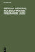 German General Rules of Marine Insurance (Ads): And DTV Hull Clauses 1978 (as Amended in April 1984), DTV-Disbursement Etc. Clauses 1978, Special Cond by Erdewin Pinckernelle